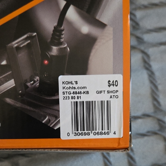 Smart Gear Black Heat and Massage Cushion - Picture 4 of 4